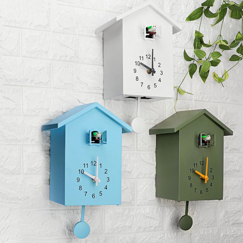 Kakukk Kvarc Falióra Modern Bird Home Nappali Akasztóóra Irodai Dekoráció