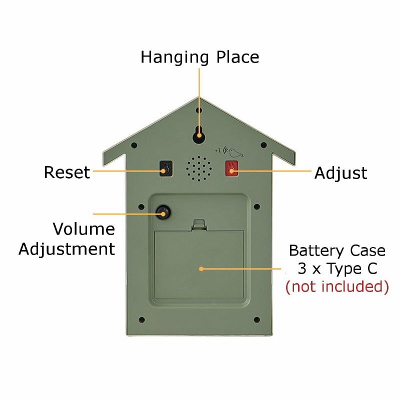 Kakukk Kvarc Falióra Modern Bird Home Nappali Akasztóóra Irodai Dekoráció