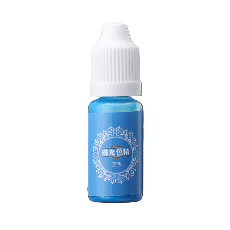 10 Ml Pearl Fényes Pigment 24 Színű Uv Gyanta Epoxigyanta Ragasztó Festék Színező Barkács Ékszer Forma Készítés Kézműves