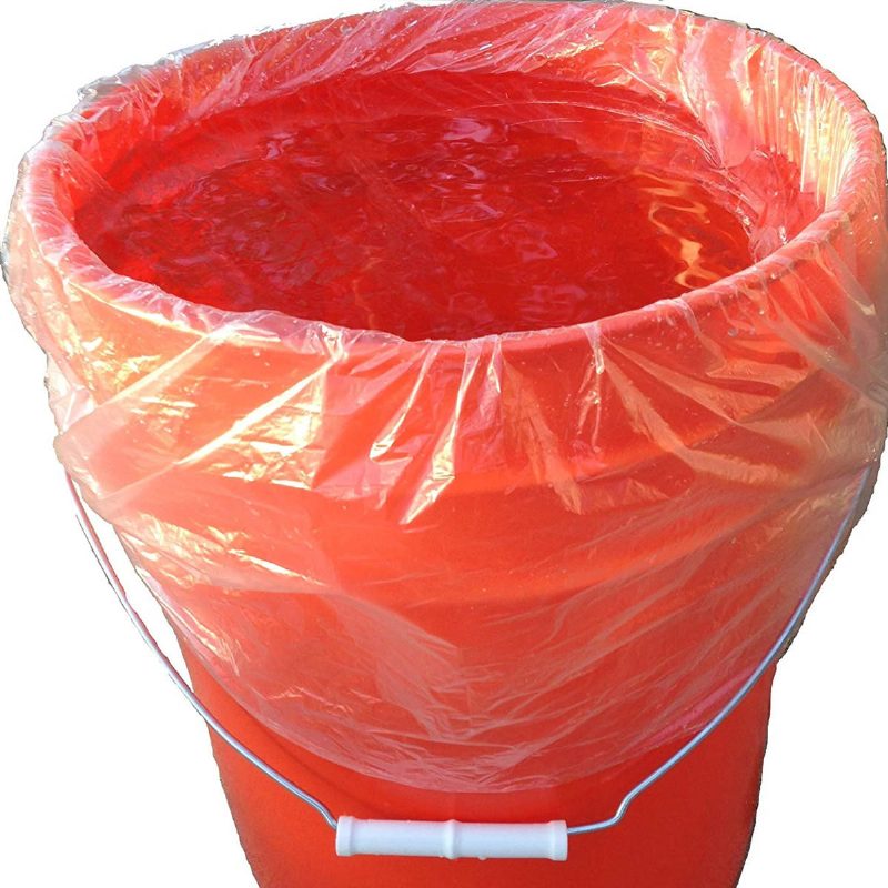 30db 20l/25l/30l Ibc Ton Hordóbélés Festék Vödör Bélés Pe Csomagolótáska Extra Vastagság 0.12 mm