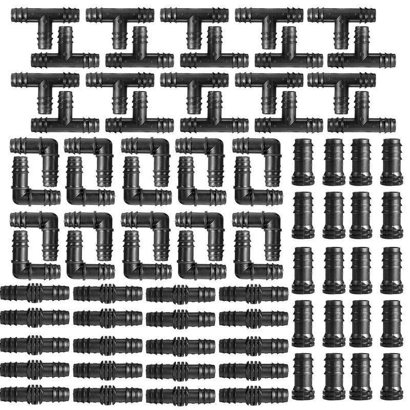 82/80 Db Öntözőszerelvény Készlet Csepegtető Öntözéshez Szöges Csatlakozók Szerelvények