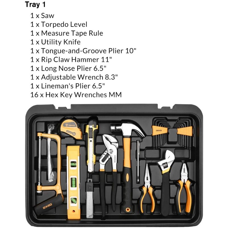 Crafting Tools Multitool Box Aljzatkészlet És Nyomatékkulcs