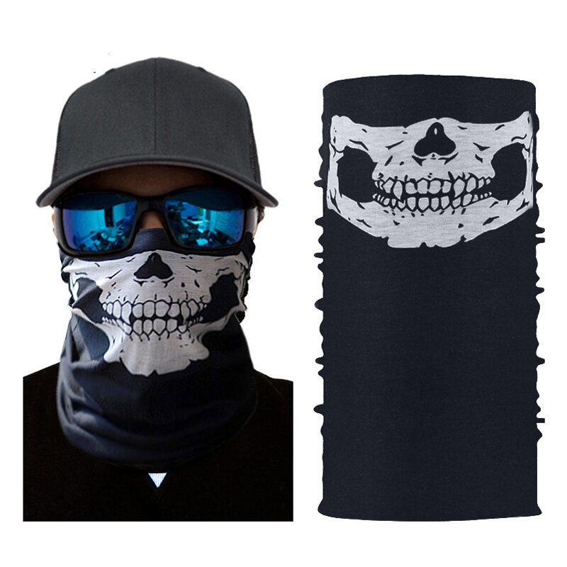 10db Skull Face Mask Cap Multi Purpose Head Wear Hat Sál