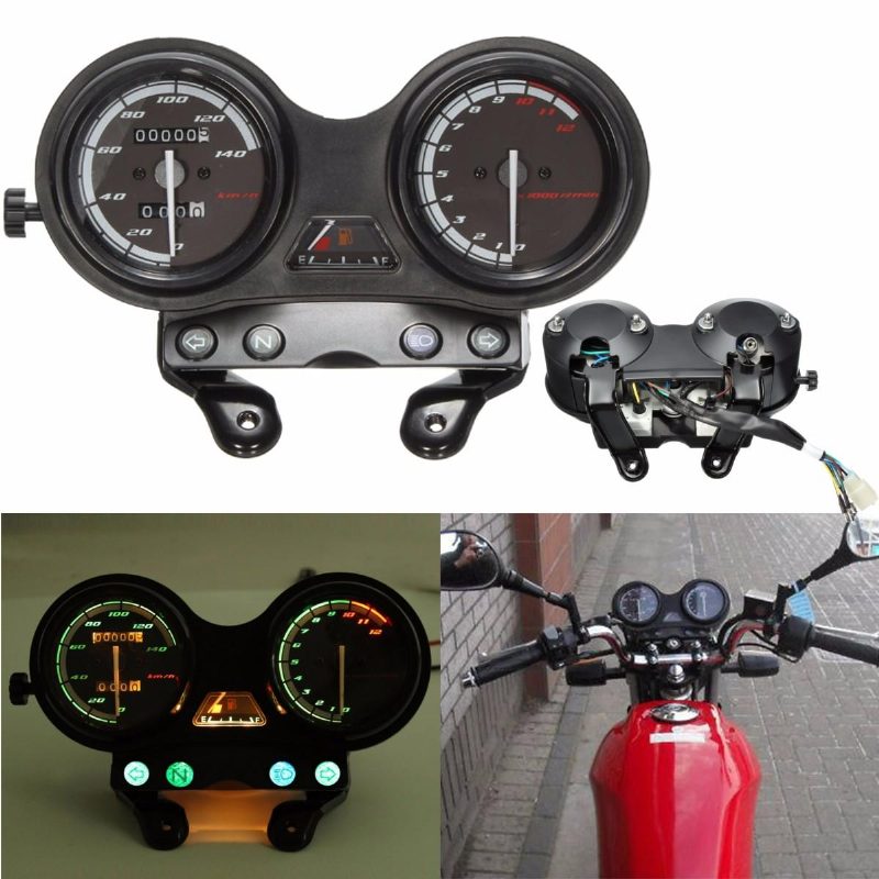 12000 Rpm Motorkerékpár Lcd Kilométerszámláló Sebességmérő Yamaha Ybr 125-höz