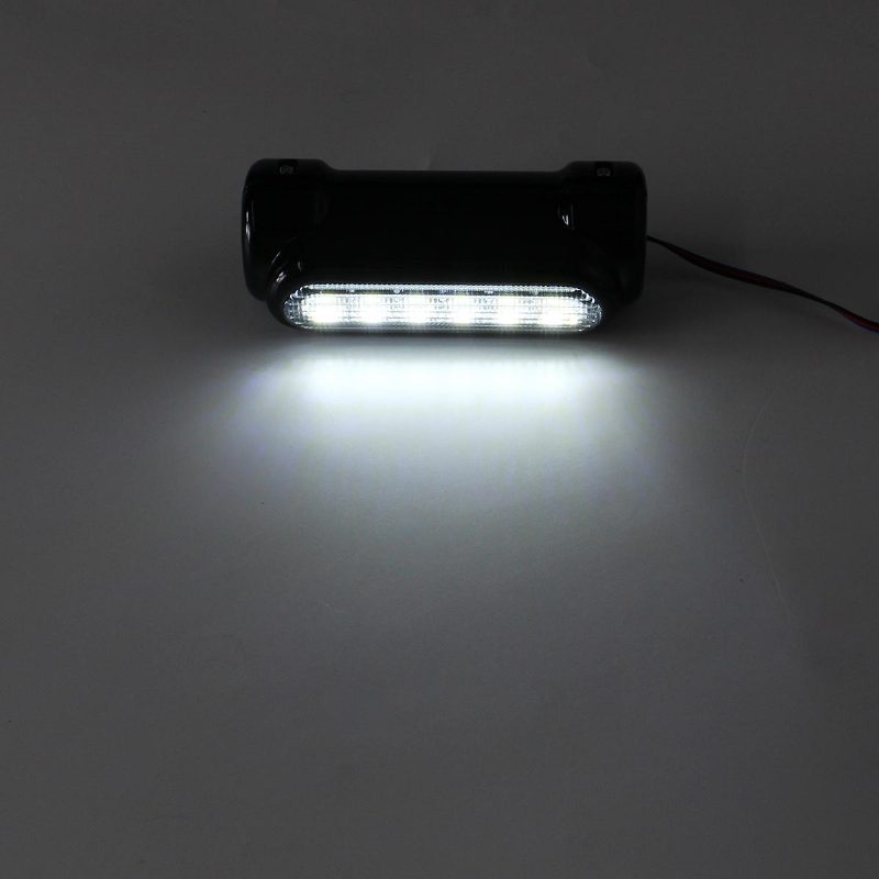 12v 2x Motorkerékpár Led Fehér Vezetői Drl Visszajelző Borostyánsárga Irányjelző Lámpák Ütközésjelző Lámpa