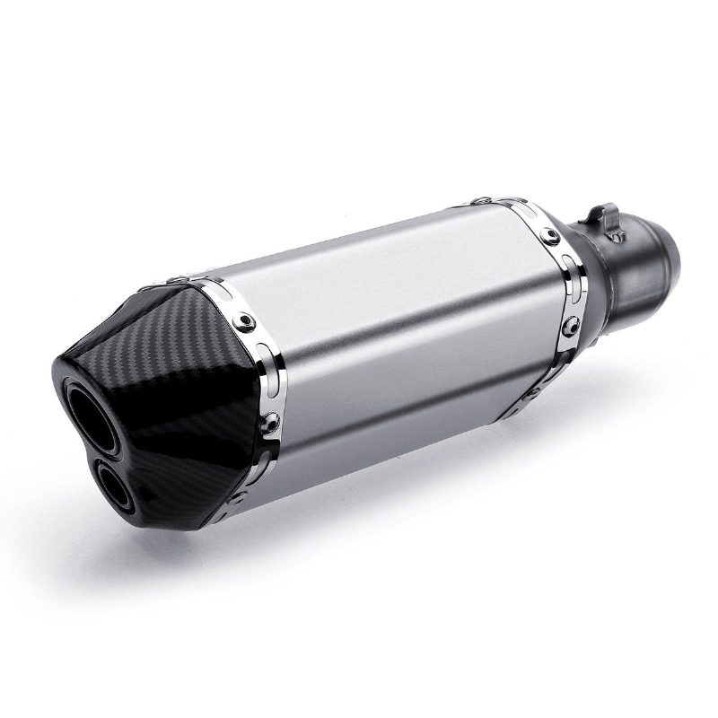 310mm Sliver Univerzális Motorkerékpár Dirt Bike Atv Kipufogó Hangtompító Cső Db Killer 38-51mm