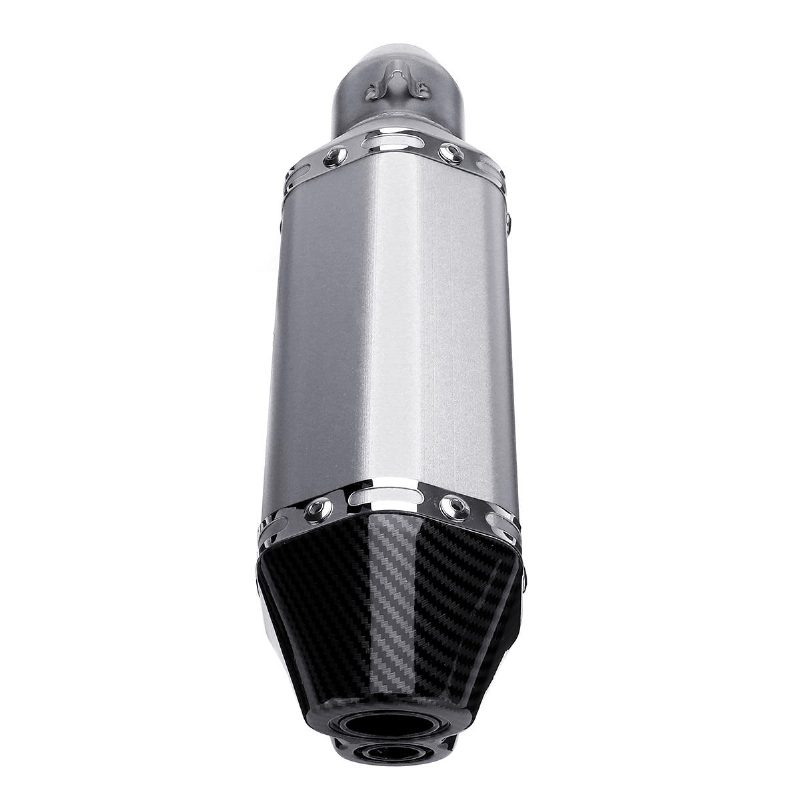 310mm Sliver Univerzális Motorkerékpár Dirt Bike Atv Kipufogó Hangtompító Cső Db Killer 38-51mm