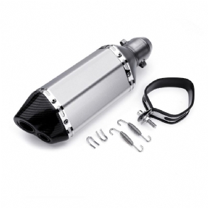 310mm Sliver Univerzális Motorkerékpár Dirt Bike Atv Kipufogó Hangtompító Cső Db Killer 38-51mm