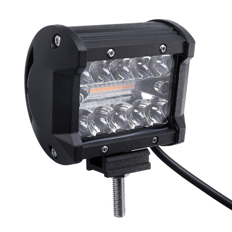 Ambother 2db 4 Hüvelykes 10-32v 12800lm Led Lámpatest Ip68 Vízálló Jeep Motorcycletruck Atv-hez Univerzális