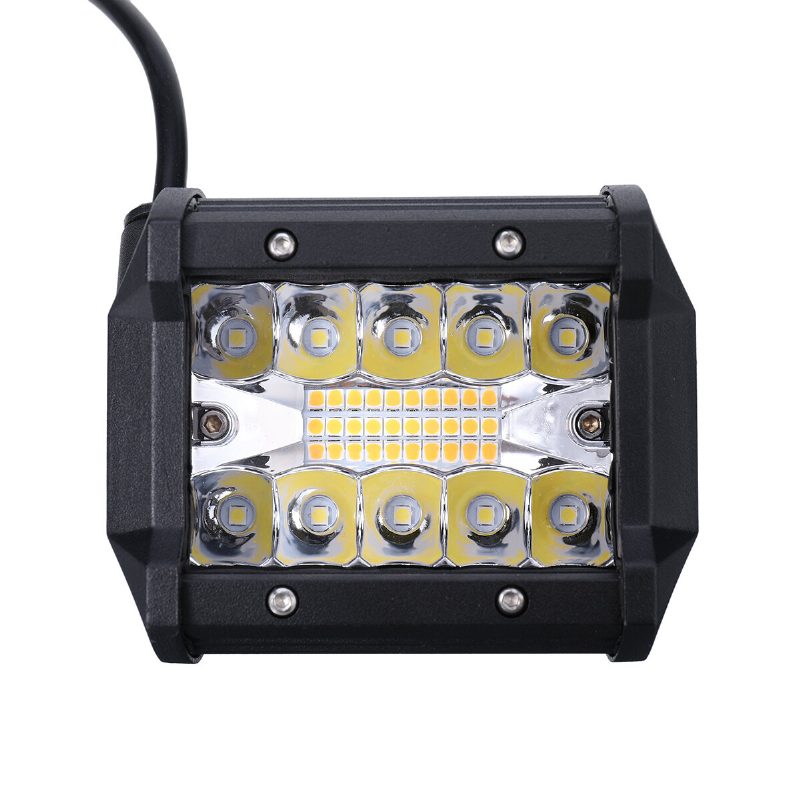 Ambother 2db 4 Hüvelykes 10-32v 12800lm Led Lámpatest Ip68 Vízálló Jeep Motorcycletruck Atv-hez Univerzális