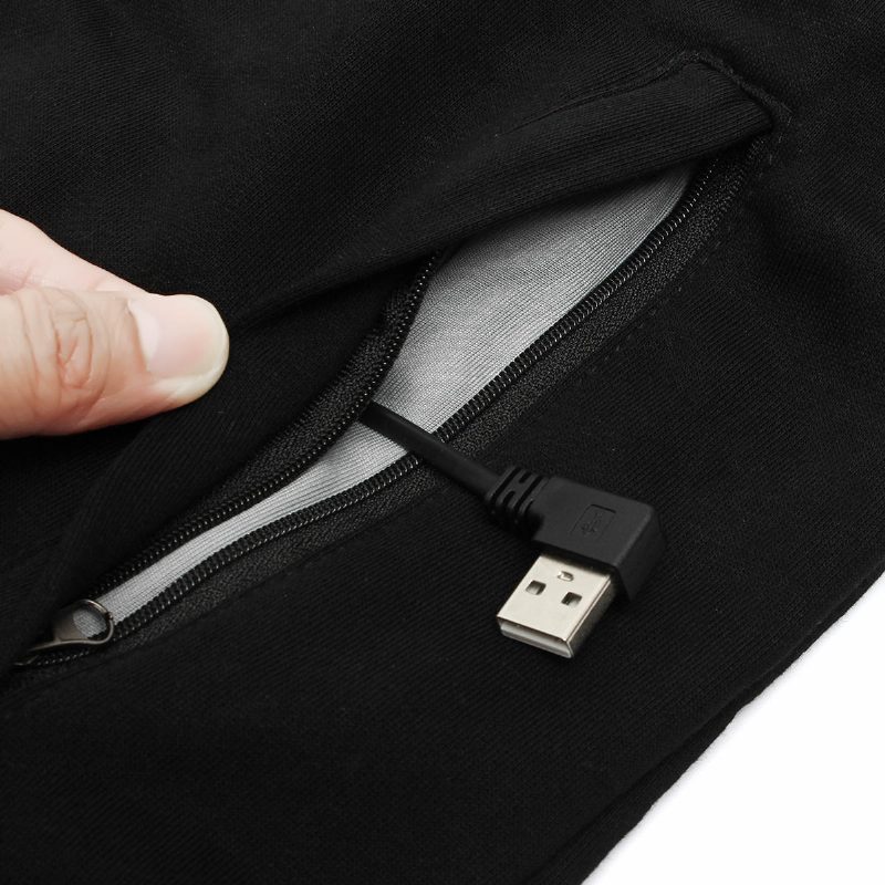 Elektromos Usb Fűthető Mellény Férfi Női Fűtés Kabát Ruházat Téli Meleg