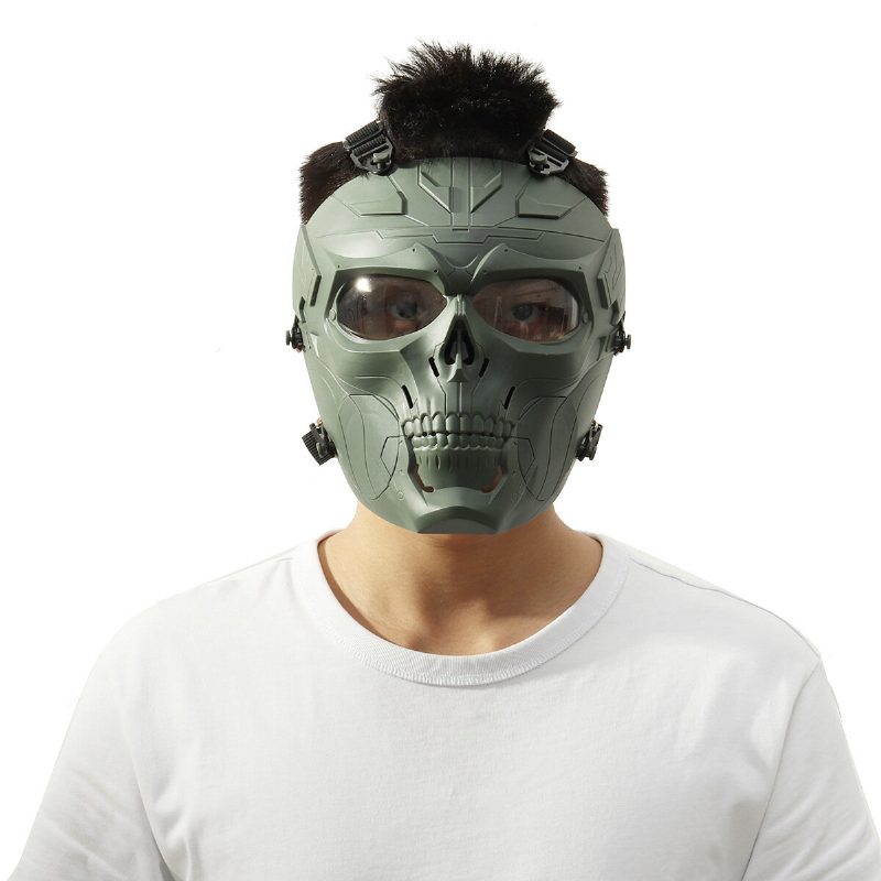 Halloween Báli Maszk Paintball Maszkok Full Face Skull Mask Tactical For Wildfire Actical