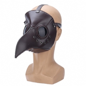 The Plague Doctor Bird Mask Halloween Cosplay Jelmez Gótikus Hosszú Orr Felnőtteknek