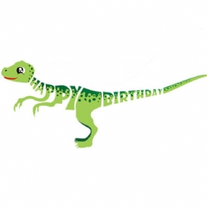 Baba Boldog Születésnapot Dinosaur Party Decor Babazuhany