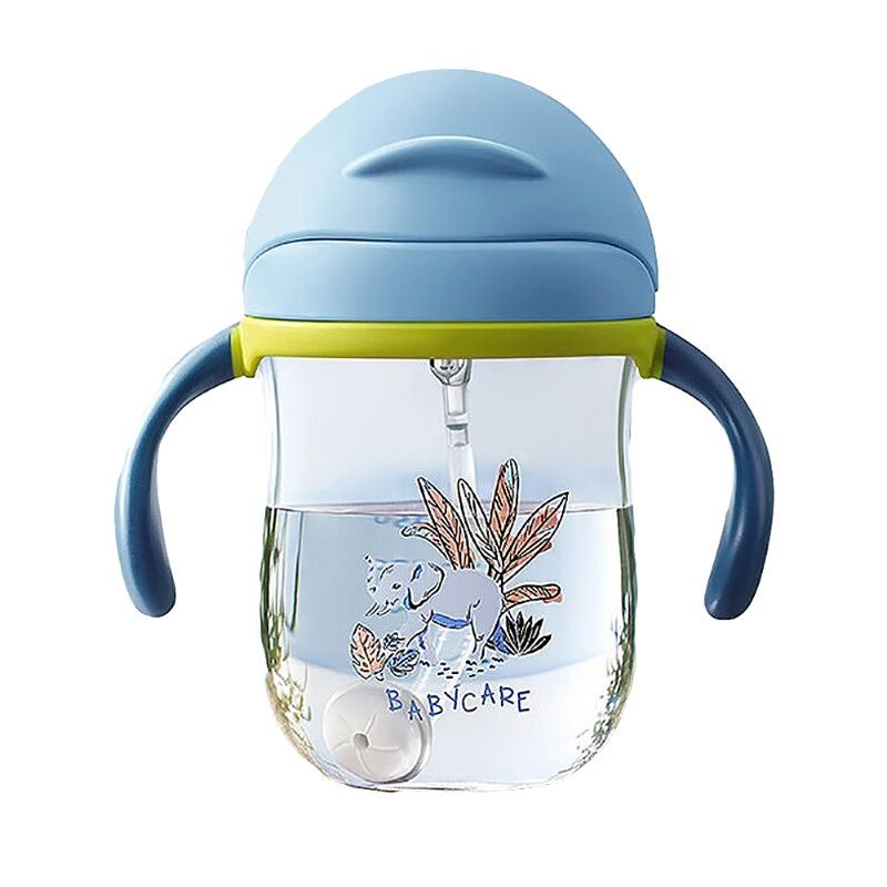 Baby Sippy Cup Üveg Szívószállal És Fogantyúval Kisgyermekek Számára