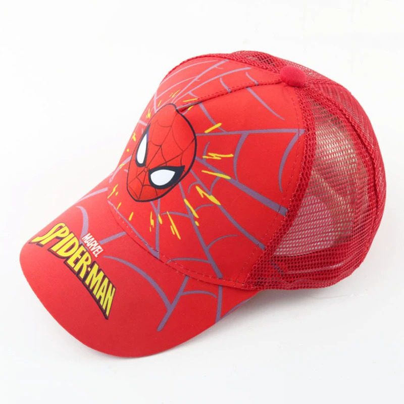 Baby Summer Spider-man Hálós Baseball Sapka Légáteresztő