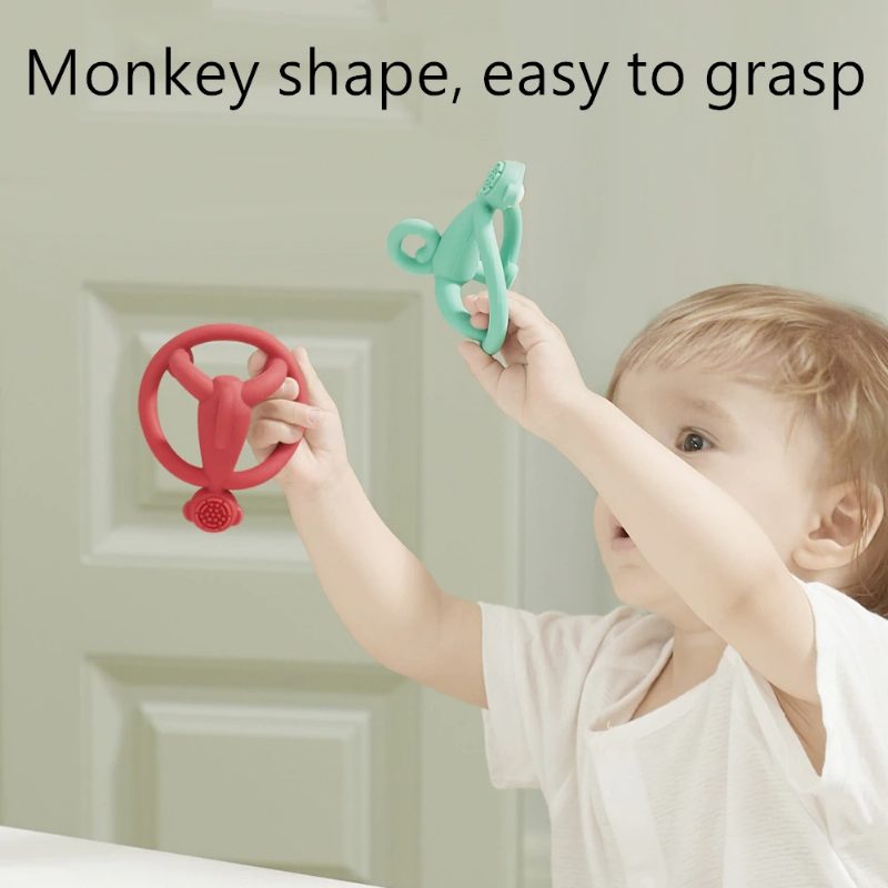 Baby Teether Dental Care Fogkefe Monkey Toys