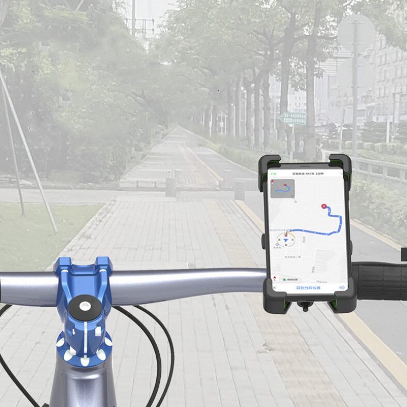 4 Karmos Automatikus Záródó Telefon Kerékpártartó 360°-ban Állítható Kerékpáros Univerzális Gps Tartó Mtb Kerékpár Motorkerékpárokhoz