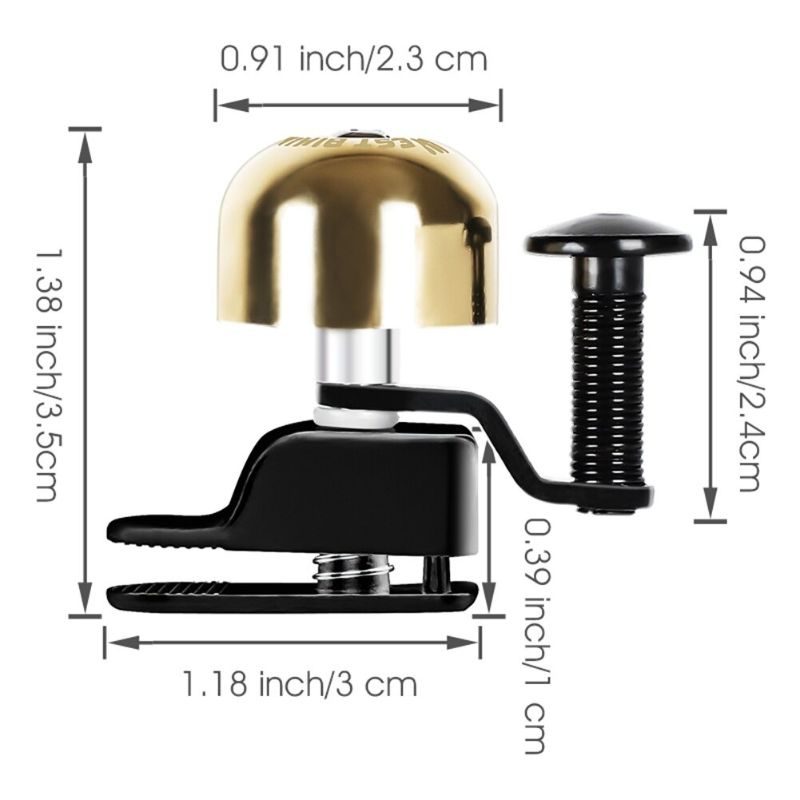 Bike Bell Classic Bicycle Loud Sound Biztonsági Kerékpározás Kis Riasztó