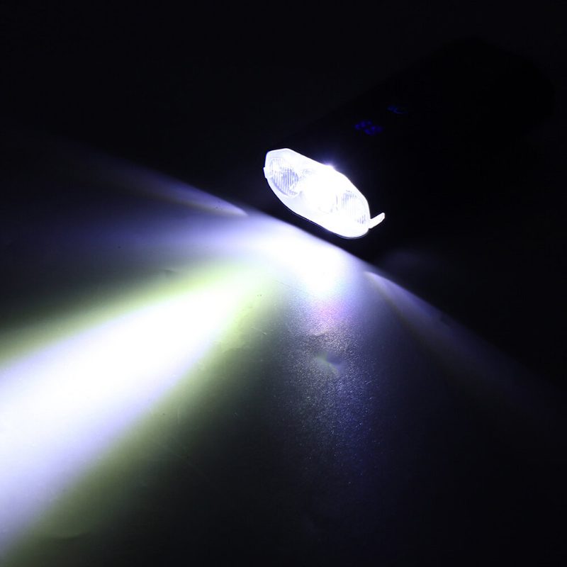 Bl03 Xpg Led 1200lm Kerékpáros Fényszóró + 4 Módú Usb Hátsó Lámpa 6000 Mah Nagy Kapacitású Power Bank Dual Distance Beam Bike Light Usb Újratölthető Led Kerékpár Kormány Elemlámpa Elektromos Kerékpárhoz Robogó