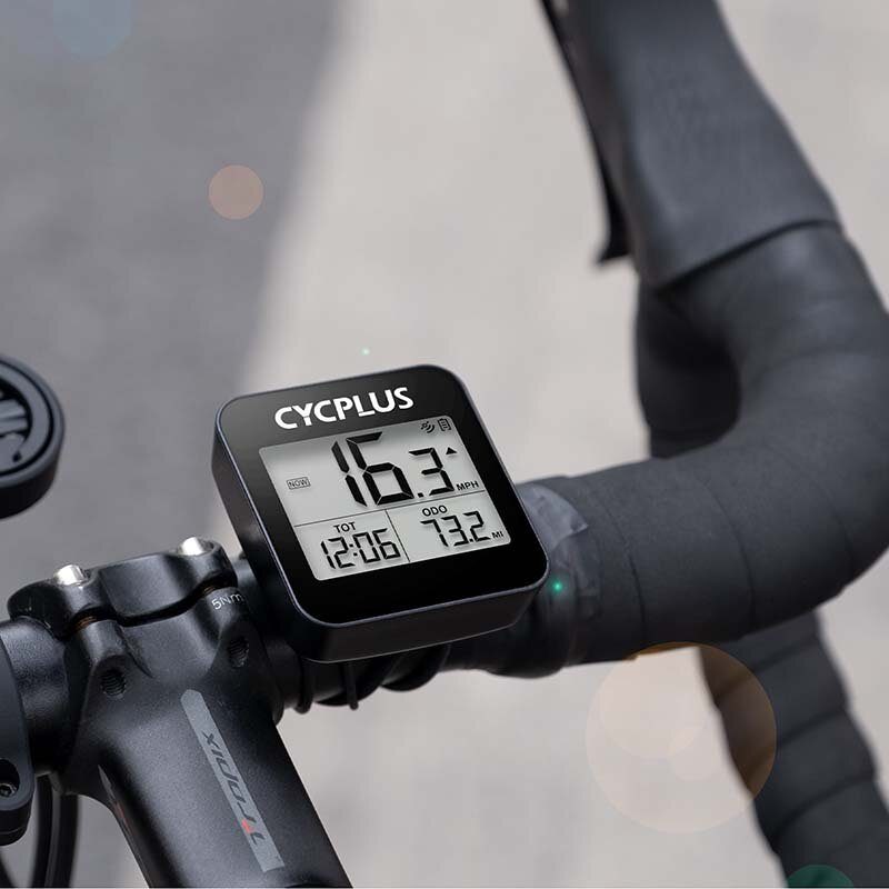 Cycplus G1 Frissített Verzió Kerékpár Számítógép Gps Vezeték Nélküli Vízálló Intelligens Stopper Sebességmérő Kilométerszámláló Cyclocomputer Tartozékok Mtb Országúti Kerékpárokhoz