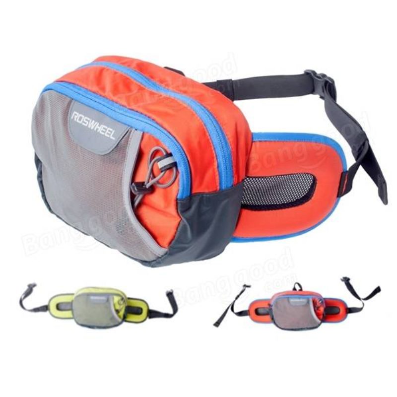 Roswheel Leisure Waist Pack Bag Övtáska Fanny Szabadtéri Kerékpározás Kemping Sport Többfunkciós