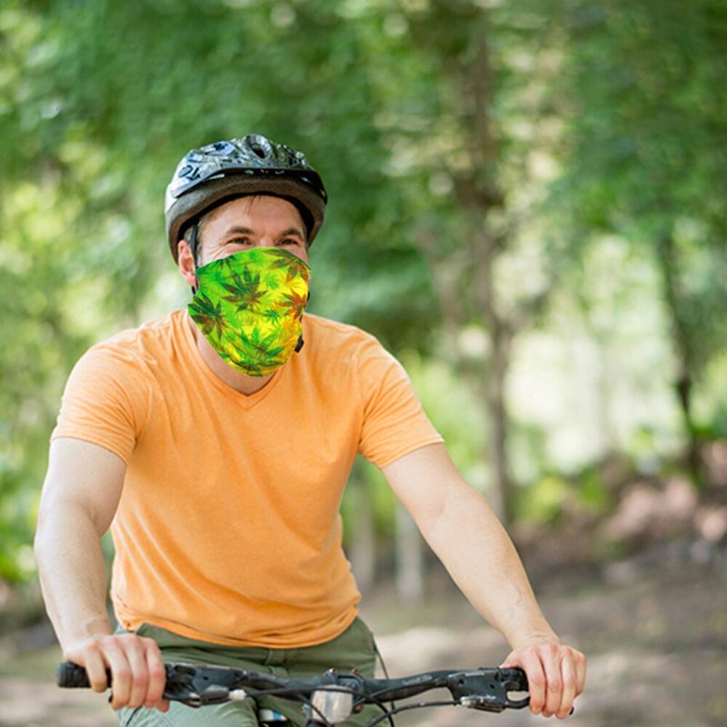 Többcélú Balaclava Bandana Fej Nyak Sál Uv Védő Arc Maszk Kerékpározás Túrázás Haj Kiegészítők Fejpánt Sál