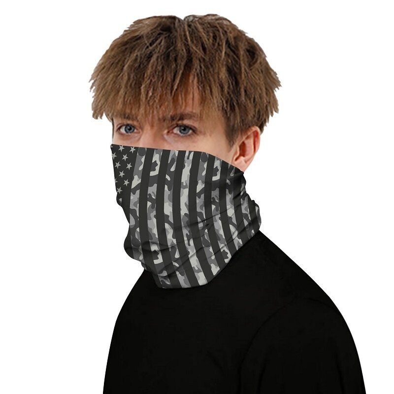 Többszörösen Használható Balaclava Bandana Légáteresztő Uv Védelem Nyak Arcmaszk Kerékpározás Túrázás