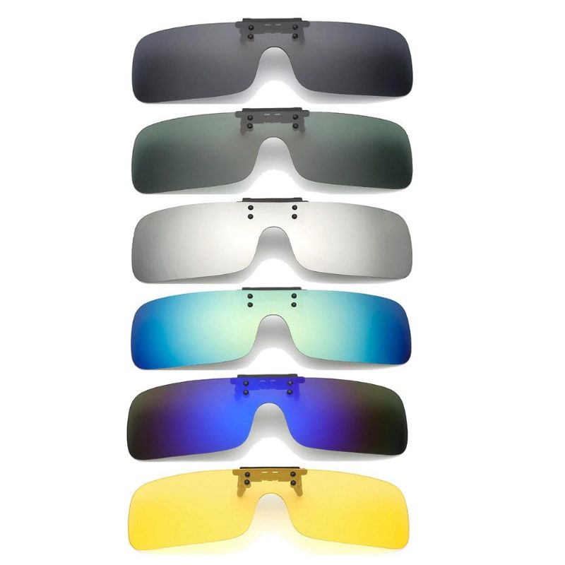 Uv400 Polarized Clip Napszemüvegen Vezetésen Lovaglás Éjjellátó Lencsék Rövidlátás Szemüveghez Párásodásgátló Szemüveg