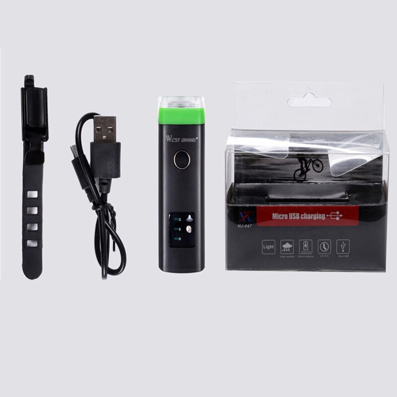 West Biking Bike Light Usb Újratölthető Kerékpáros Lámpák Led 2200mah Mtb Első Fényszóró Vízálló Ultrakönnyű Zseblámpa