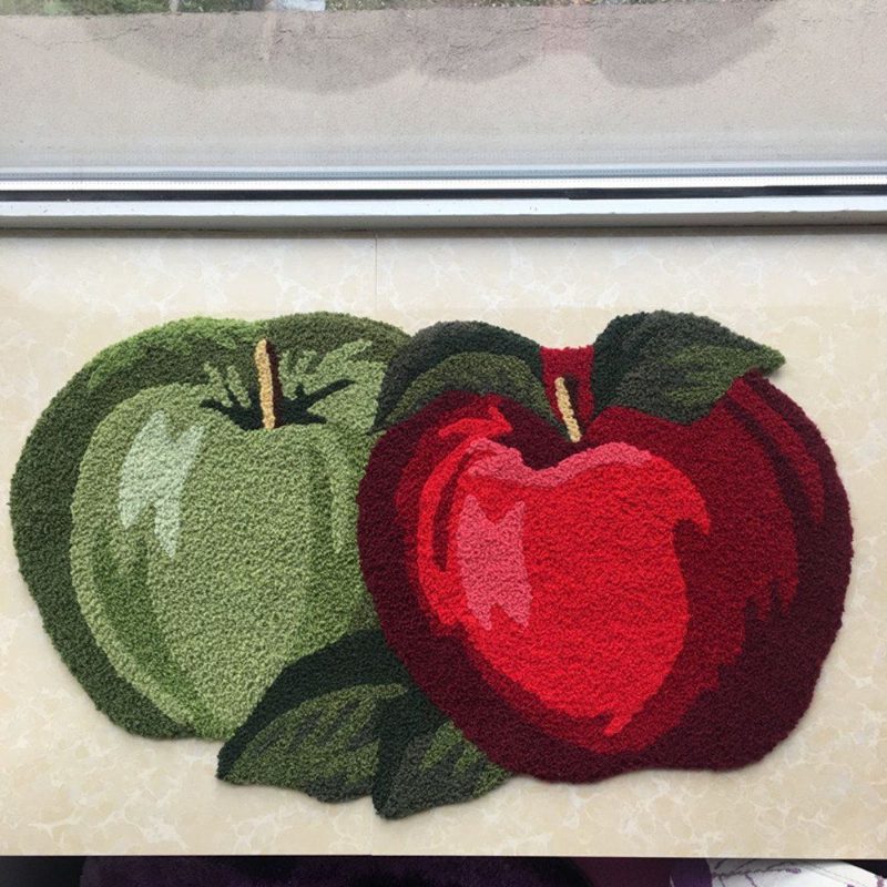 Gyümölcsszőnyeg Apple Orchard Fürdőszőnyeg/konyha Szőnyeg 17.7"x 31.49"