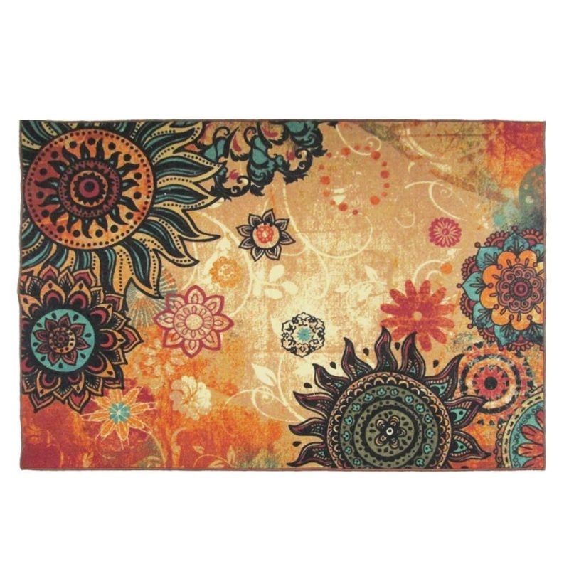 Modern Boho Retro Stílusú Nappali Padlószőnyegek Csúszásmentes Beltéri/kültéri Vintage Szőnyegek 39x59"