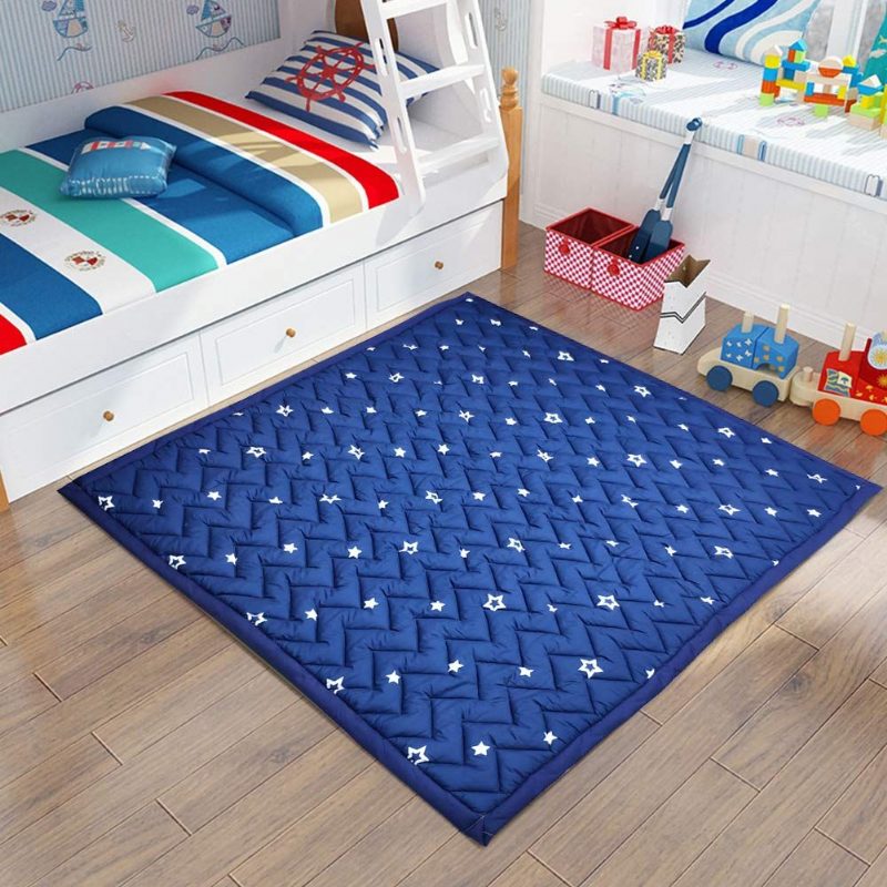 Play Mat Cotton Floor Gym - Nem Mérgező Csúszásmentes Megfordítható Mosható