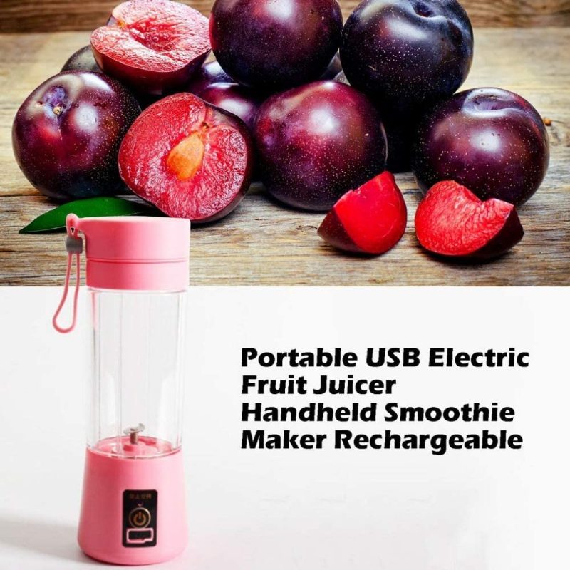 Blender Smoothie Maker Elektromos Mini Hordozható Usb Újratölthető