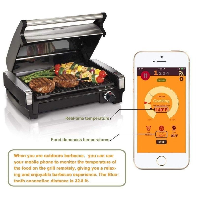 Cooking Meat Kitchen Bluetooth-kompatibilis Hőmérő