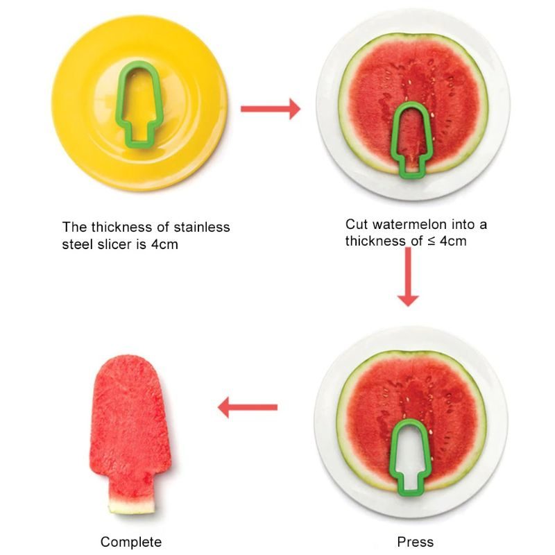 Fagylalt Alakú Görögdinnye Szeletelő Sárgadinnye Vágó Szerszám