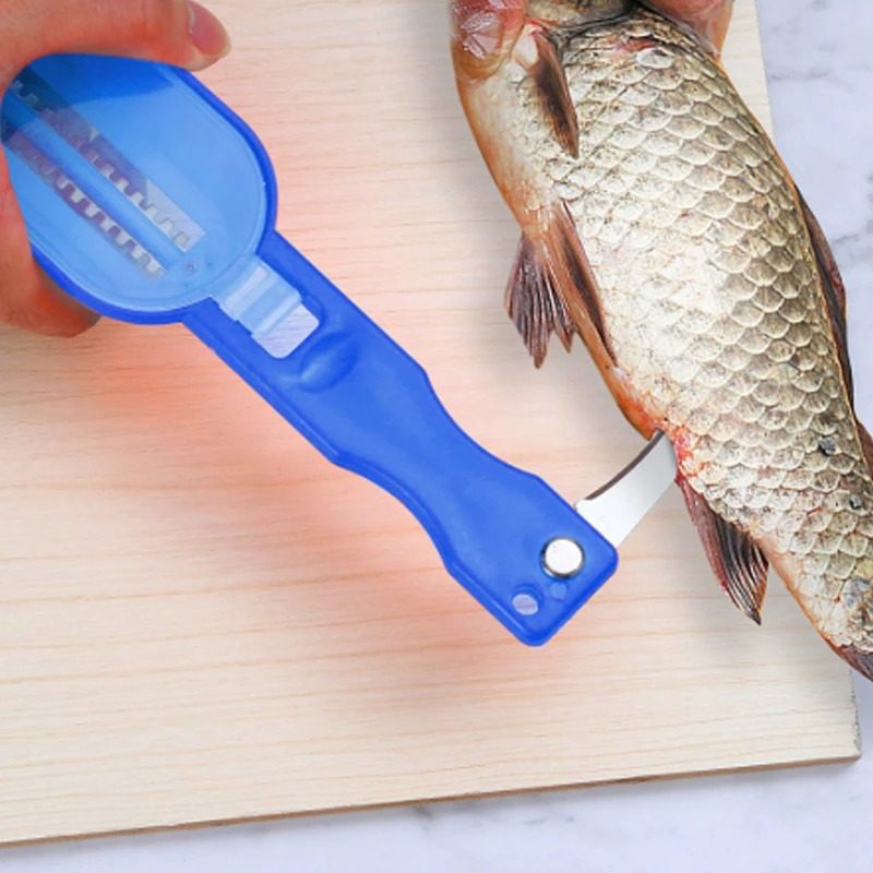 Fish Peeler Scale Brush Beépített Vágó