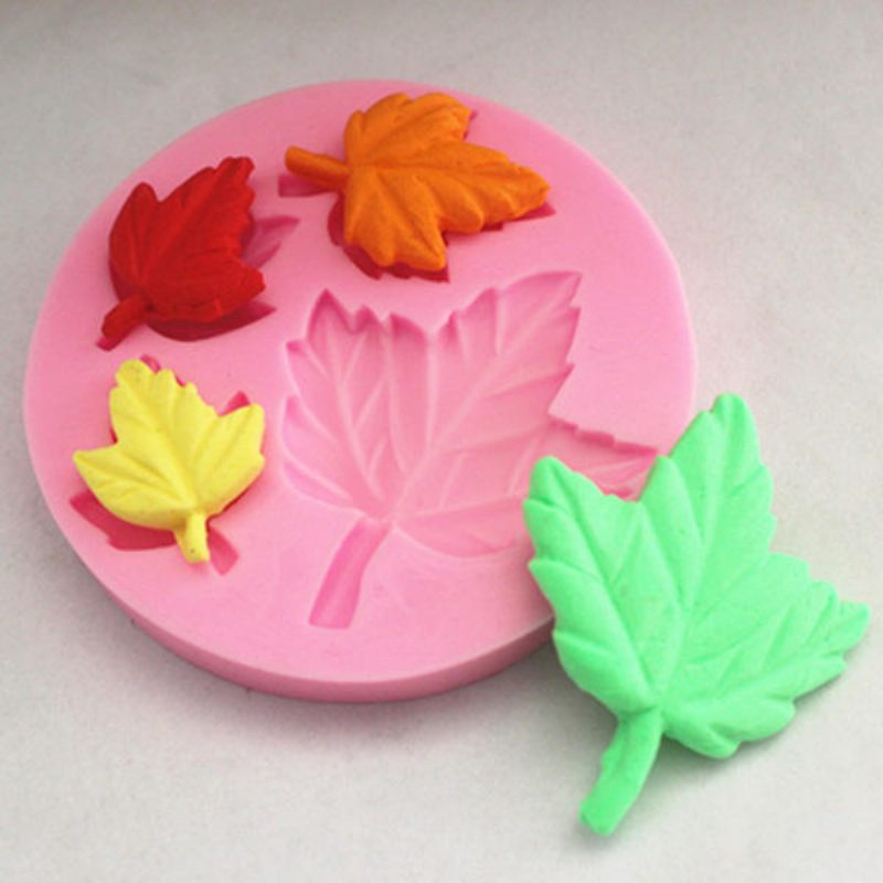 Mapple Leaf Szilikon Fondant Forma Sugarcraft Tortadíszítő