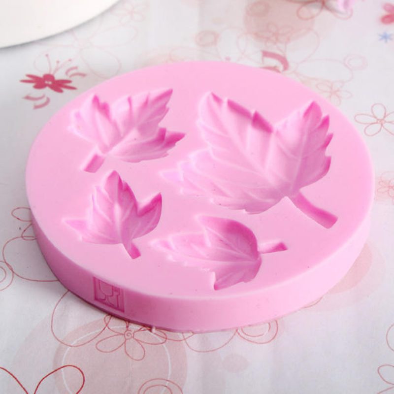 Mapple Leaf Szilikon Fondant Forma Sugarcraft Tortadíszítő