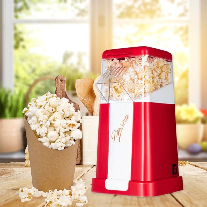 Popcorn Gép Készítő Kis Hordozható Klasszikus Design