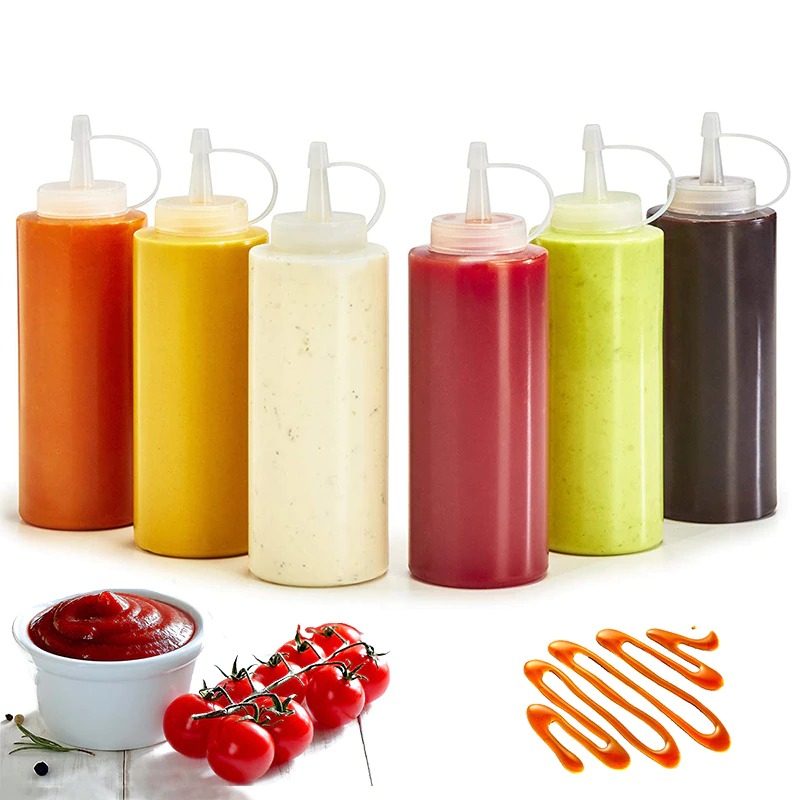 Squeeze Bottle Ketchup Mustár Mayo Konyhai Gadget