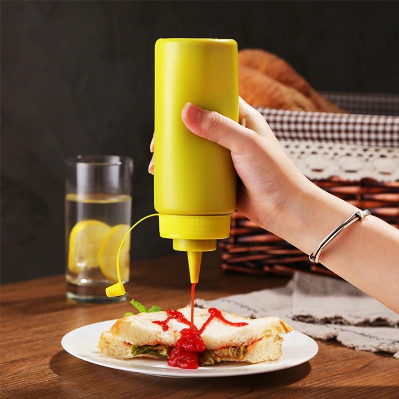 Squeeze Bottle Ketchup Mustár Mayo Konyhai Gadget