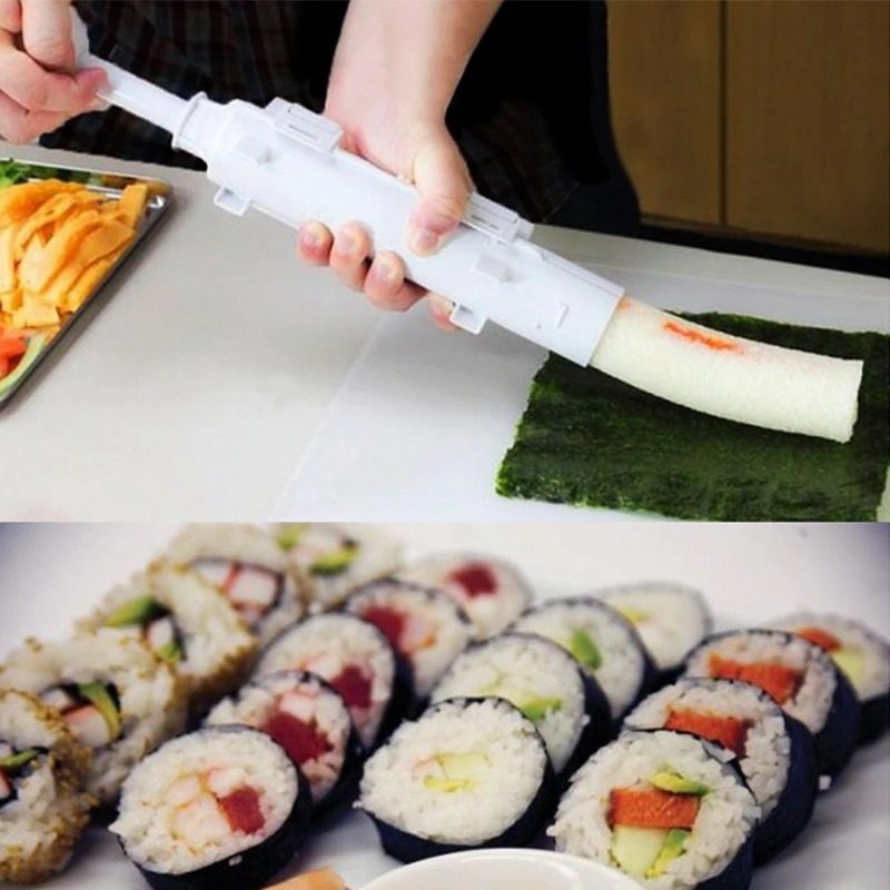 Sushi Maker Roller Mold Rizs Hús Zöldség Gép