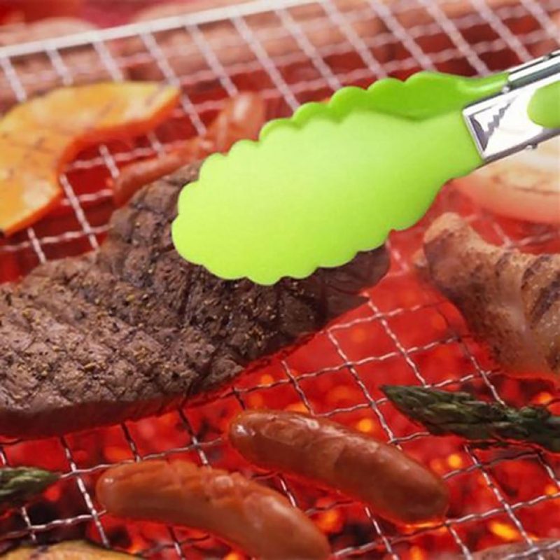 Szilikon Tong Non Stick Bbq Grillező Eszköz