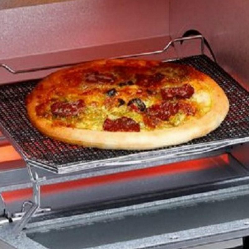 Tapadásmentes Sütő Hálós Tepsi Ropogós Chips Pizza Bbq Grillserpenyő