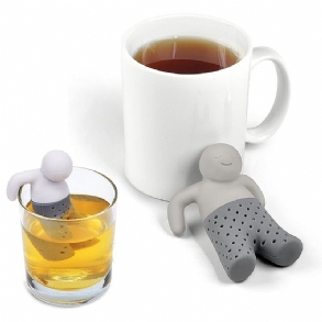 Teaszűrő Szilikon Aranyos Teáskanna Mr Little Man Tea Infuser Szűrő