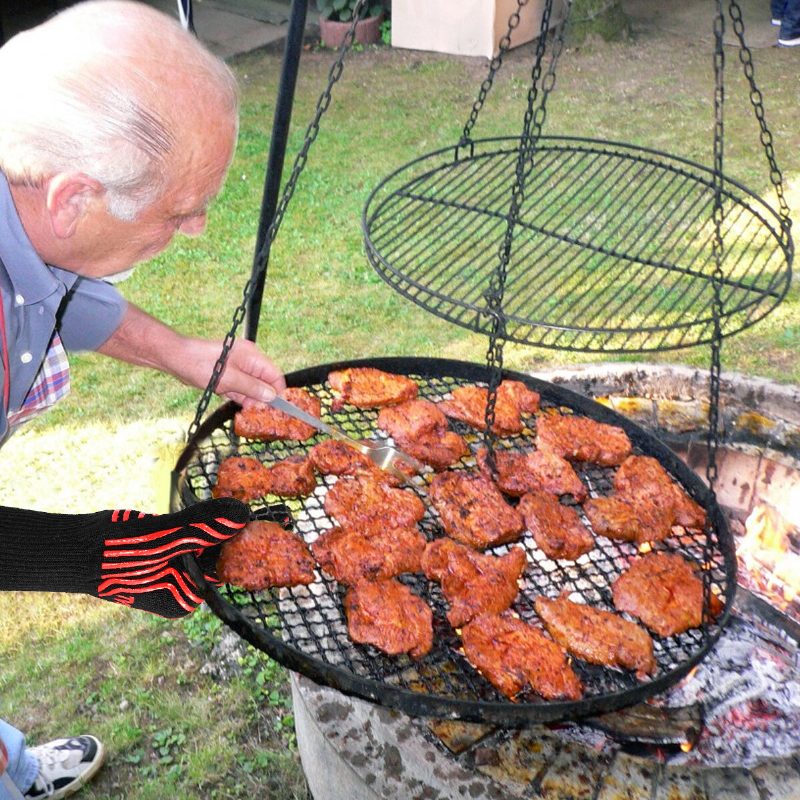 Tvird Bbq Grillezési Kesztyű 932°f Hőálló Grillkesztyű Férfiaknak Női Konyhai Védőkesztyűk