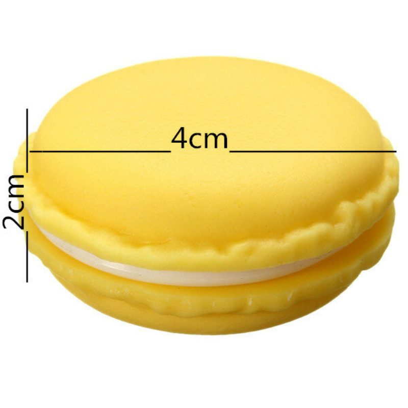 Aranyos Cukorka Színes Macaron Mini Születésnapi Ajándékdoboz Vízálló Tároló Ékszergyűrűk Tablettadoboz