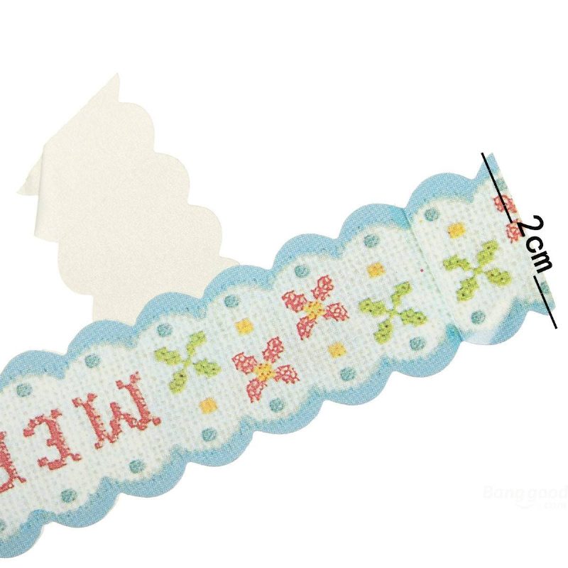 Dekoratív Tekercs Ragadós Papír Öntapadó Szalag Diy Ajándékcsomagolás Dekoráció