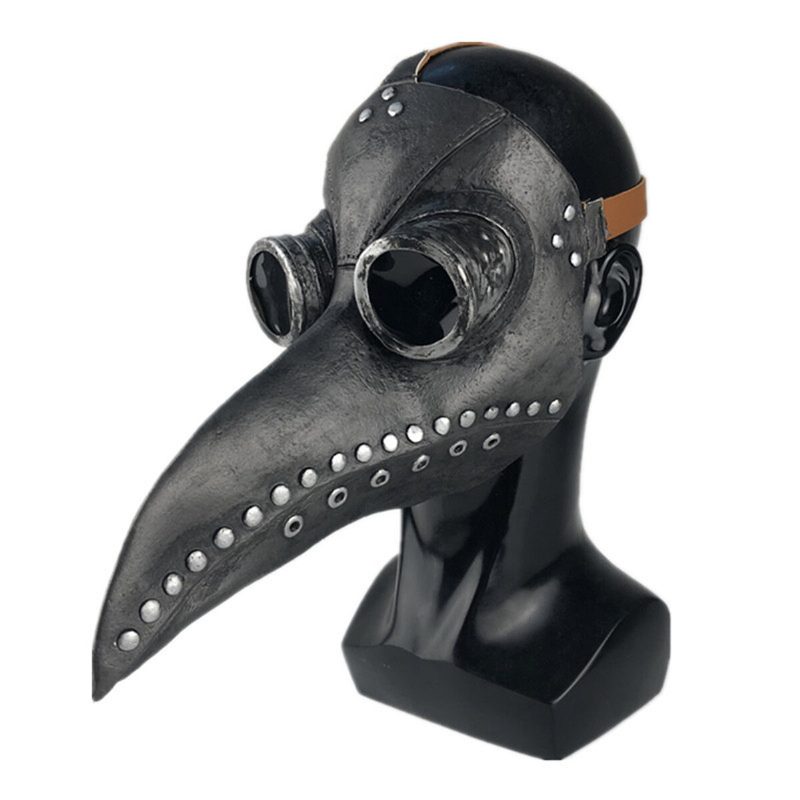 Halloween Cosplay Steampunk Plague Doctor Mask Madárcsőr Kellékek Retr Gótikus Maszkok